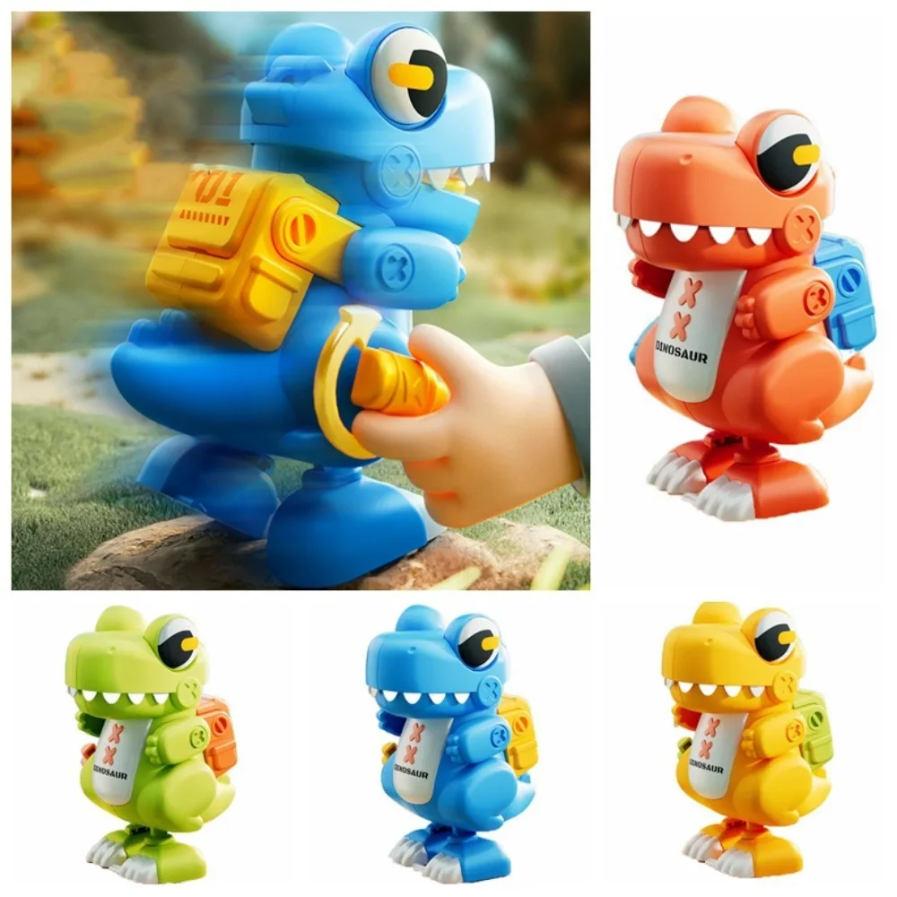 Walking Dinosaur Wind Up Walking Toy Interactive Wind-Up Clockwork Spring Dinosaur Toy Cartoon Animal Children Clockwork Toys