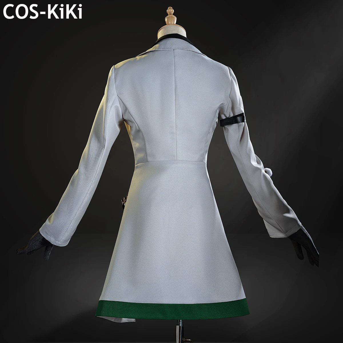 COS-KiKi Identity V Emily Dyer Doctor Bamboo Shade Guardian Panda QiZhen Fashion Game Suit Lovely Cosplay Costume Party Outfit