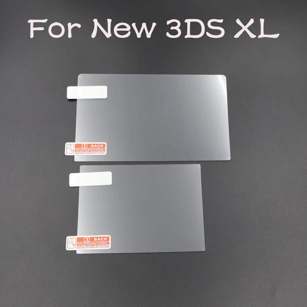 Top Bottom HD Clear Protective Film For 2DS/3DS/3DS XL/New 3DS/New 3DS XL/NDS/NDSL/NDSI/NDSi XL/WiiU/PSPGO LCD Screen Protector view 6