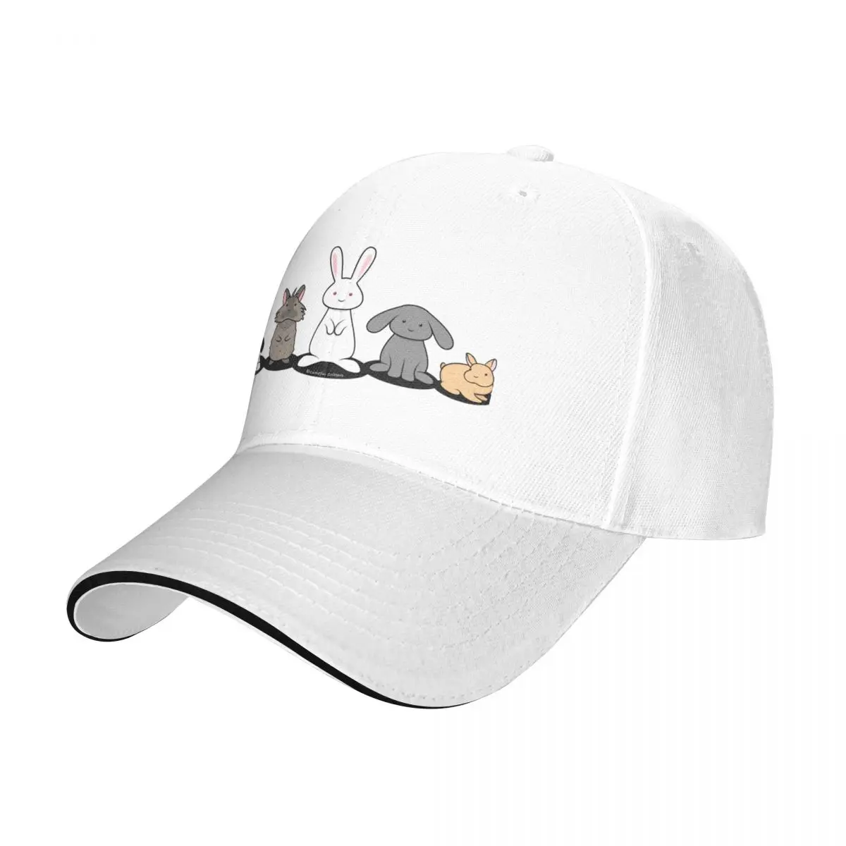 My favorite breed is rescued - bunnies Baseball Cap Beach Bag Brand Man cap Beach Men's Hats Women's