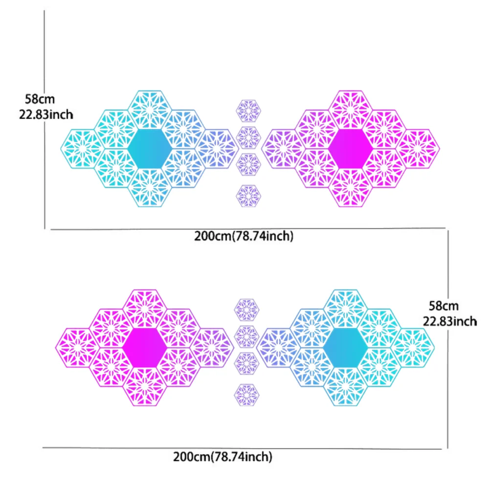 Line Mandala Flowers Print Car Side Sticker Decoration Protection, Waterproof Self-adhesive Decal Auto Accessories Wrap Cover view 6
