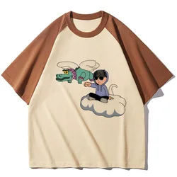 Junior h top women manga summer funny top female 2000s y2k harajuku clothing