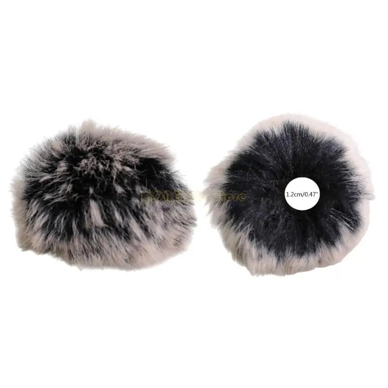 F62C 2PCS الزجاج الأمامي Muff for Tascam DR40 تسجيلات الزجاج الأمامي للميكروفون الزجاج الأمامي