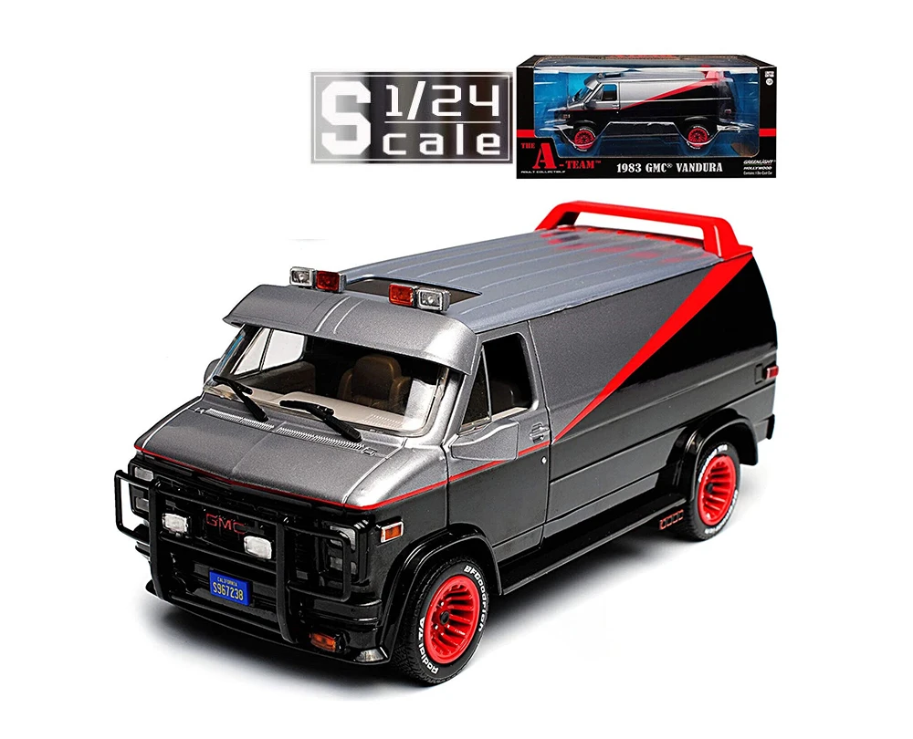 Nuovo 1/24 scala 1983 VANDURA VAN Diecast veicolo in lega modelli di auto giocattolo edizione limitata per regalo di raccolta