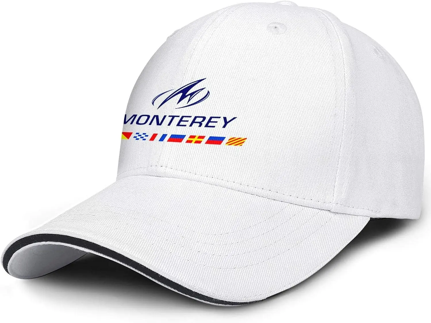 

Monterey Boats Adjustable Baseball Cap Strapback Sports Dad Hat Trucker Hat Cotton