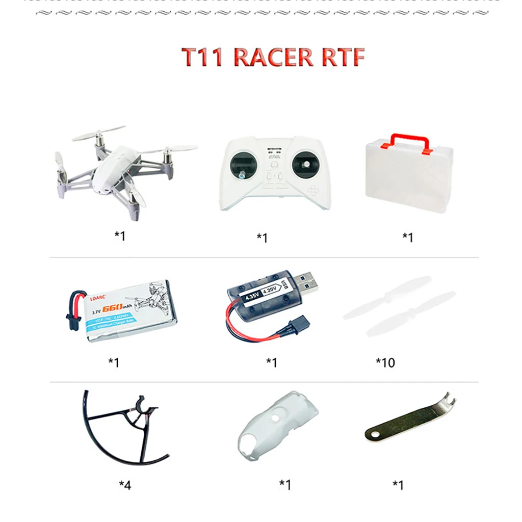 

LDARC T11 RTF PNP 1S Матовый 2-дюймовый FPV RC гоночный Дрон Квадрокоптер игрушка самолет поддержка Безголовый режим с передатчиком радио