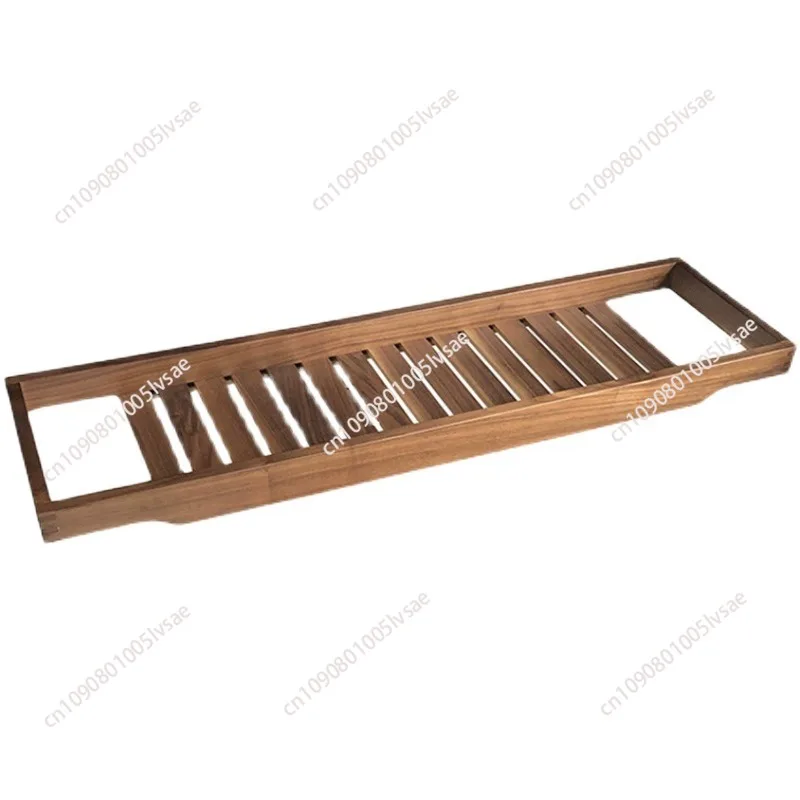 

Solid Wood Bathtub Shelf Simple Storage Board for Japanese Style Bathrooms Perfect for Organizing Your Bath Accessories YT239