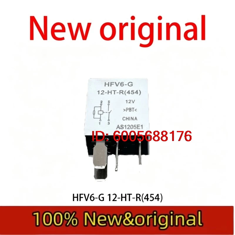 10Pcs/Lot New original   HFV6-G 12-HT-R(454)  Normally open automotive module relay