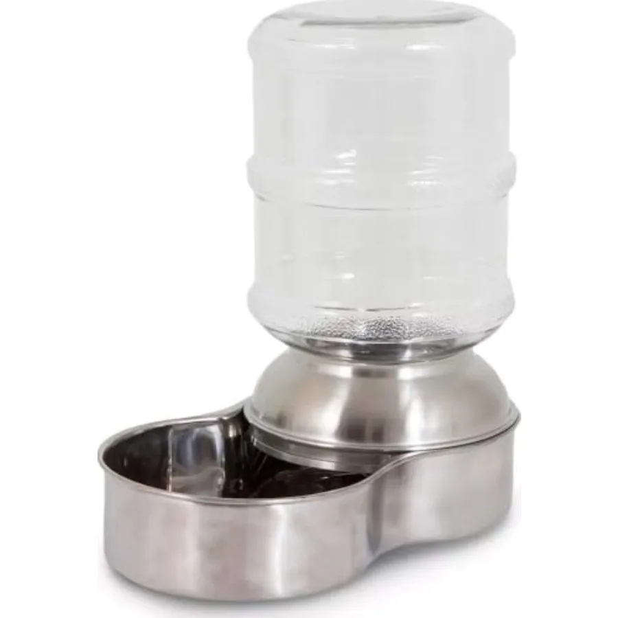 

Stainless Steel Replendish Waterer for outdoor use, stainless steel, silver, rust-resistant and easy-clean design