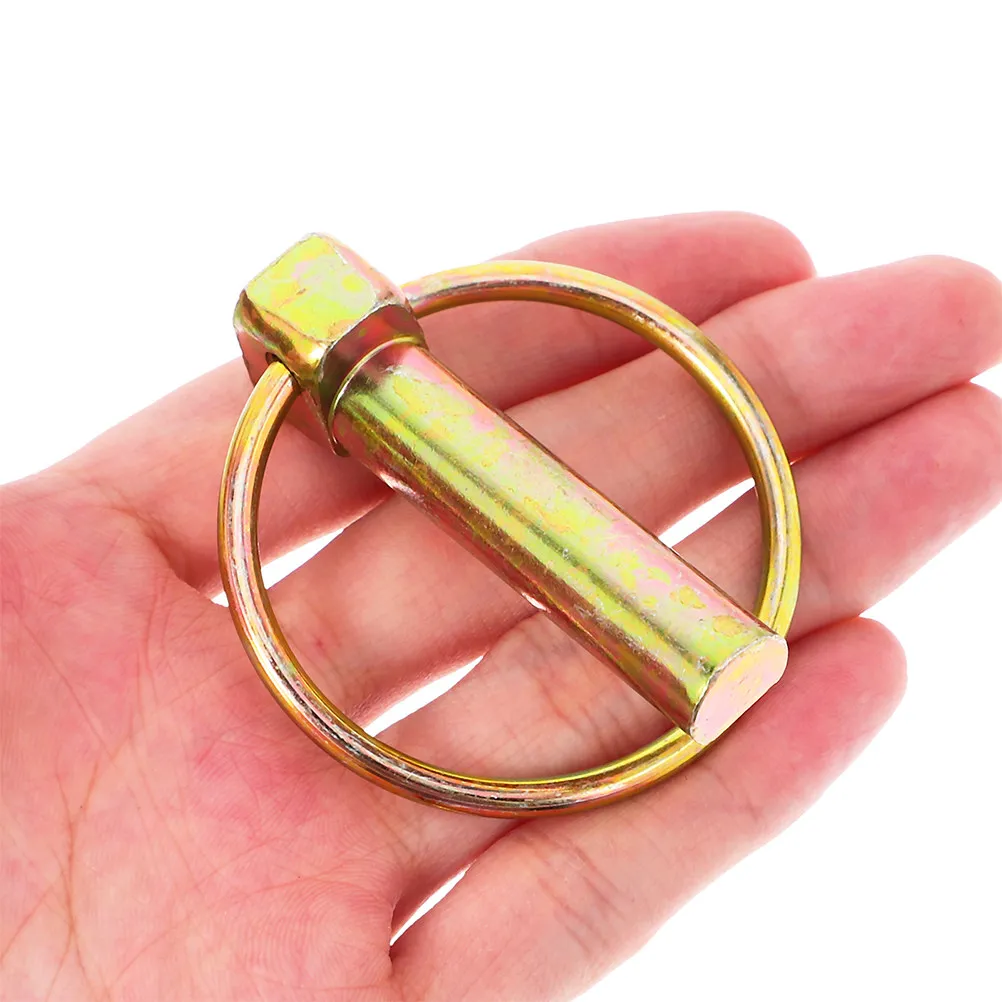 

8Pcs Trailer Hitch Pins Reliable Locking Mechanism for Tractor Mower Cart Attachment Weatherproof Towing Safety Pin