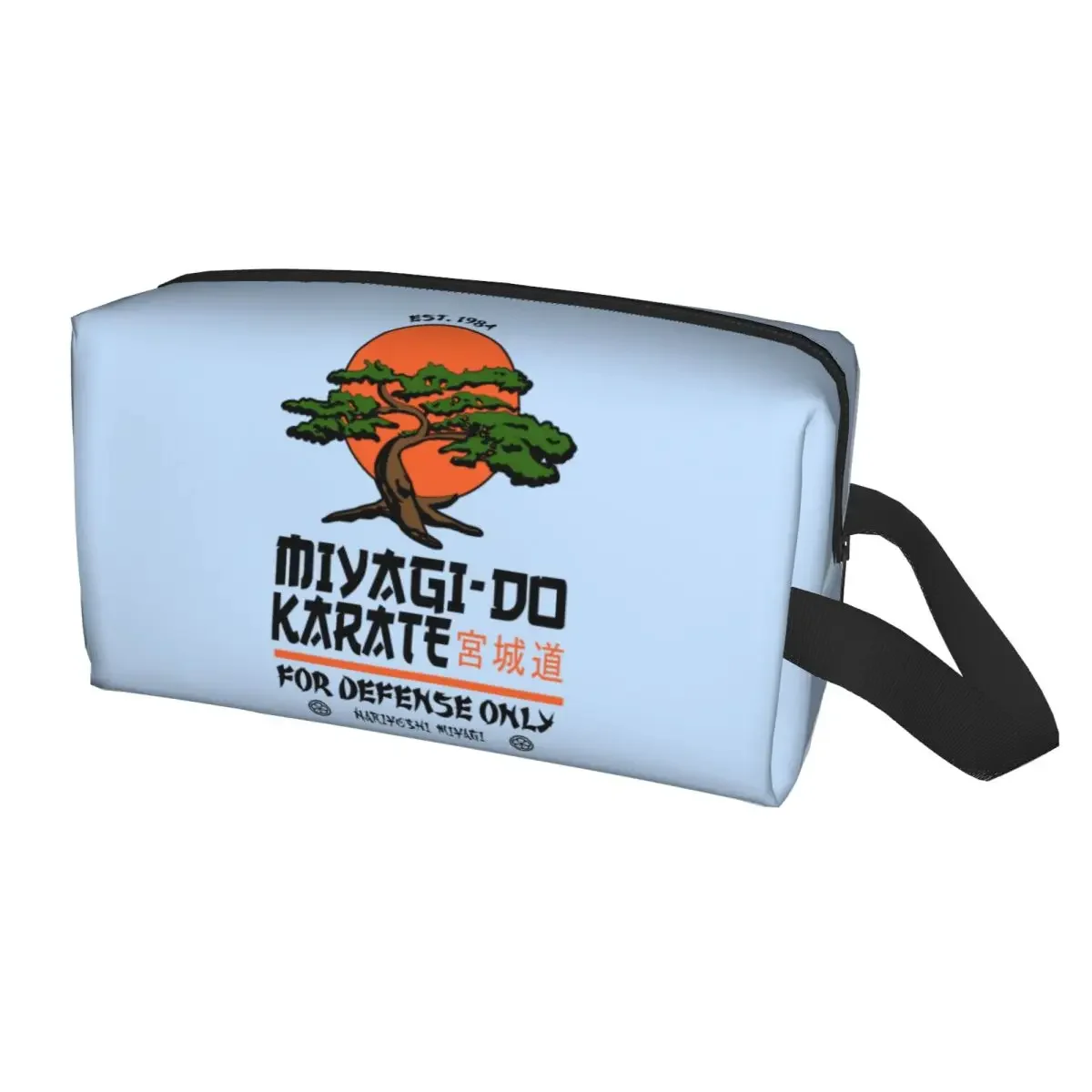 Viagem miyagi do karate socorro karate criança cobra kai saco de higiene pessoal moda maquiagem organizador cosméticos armazenamento beleza dopp kit