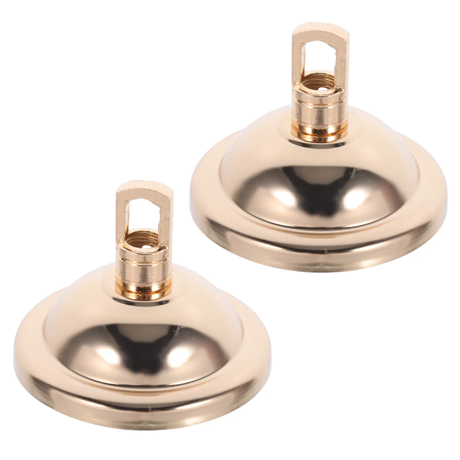 2Pcs Ceiling Hanging Hook Metal Pendant Lamp Holder Reinforced Mounting Hardware Heavy Duty Chandelier Swag Light Canopy Cover