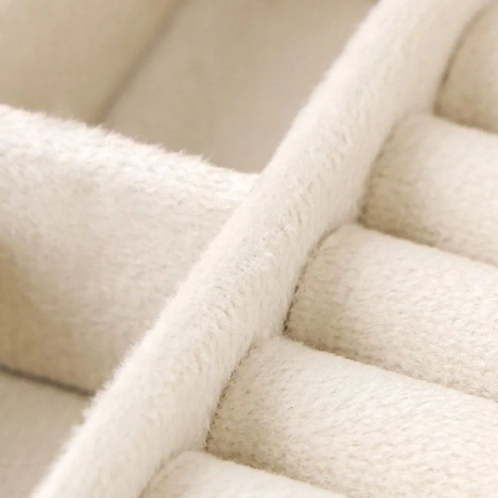 

Portable Jewelry Storage Box Layered Organizer Earrings Necklace Ring Jewelry Box Zipper Mini Jewelry Display Case Travel