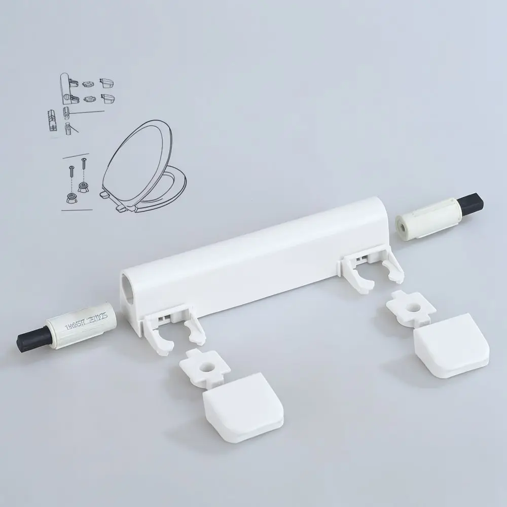 klクローゼットシート1150464、11090930用交換ヒンジダンパー。修理部品、バスルームアクセサリー、耐久性に優れたpp製ビデ蓋用ハードウェアキット。