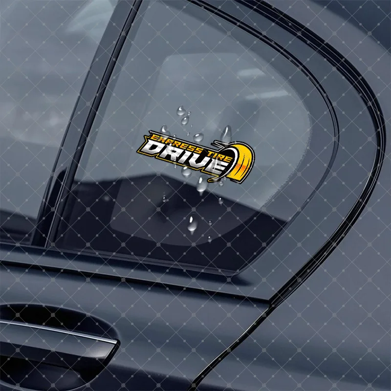 Autocollant de voiture en vinyle pour conduite de pneu Express, 1 pièce, autocollant de décoration pour ordinateur portable, ordinateur portable, passionné de voiture