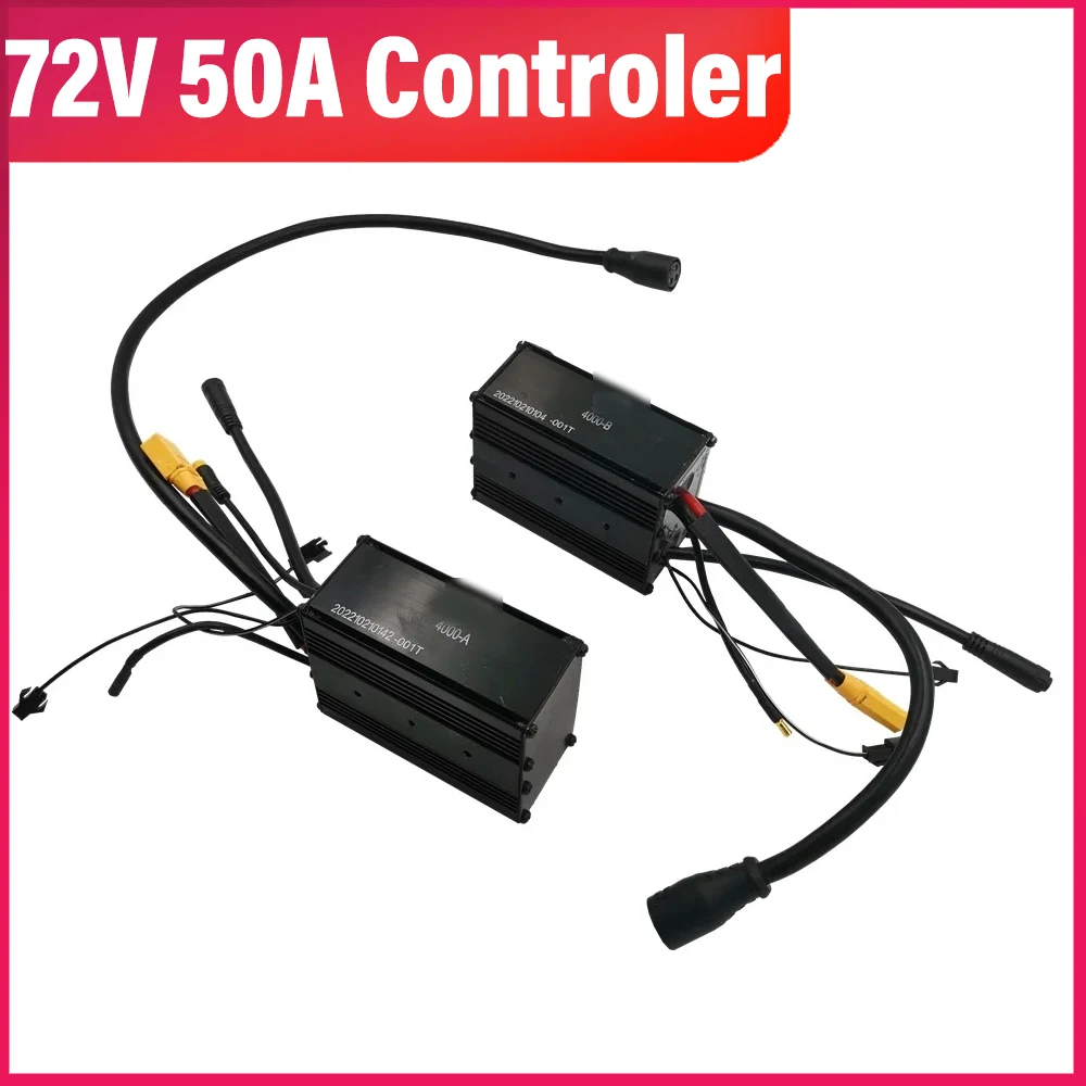 A and B Controller Original Michael Sha Viper E 2 MAX 72V 50A Controller For 72V 40Ah 11inch Viper E 2 Max Electric Scooter Part