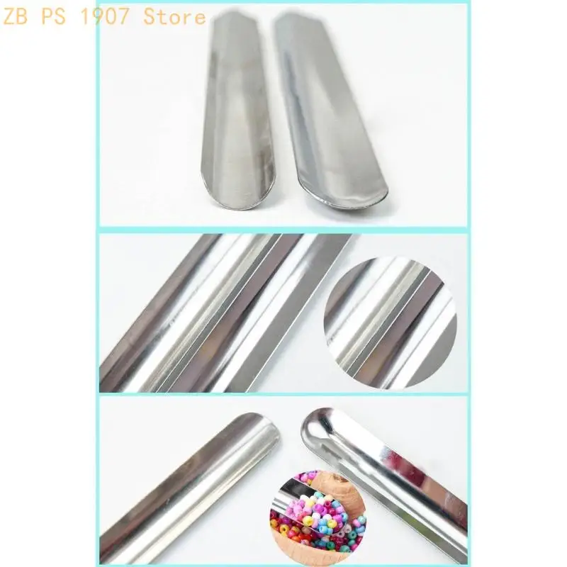 2Pcs/set Bead Picker and Slip-Resistant Mat Bead Scoops and Skid-Proof Mat 55KA