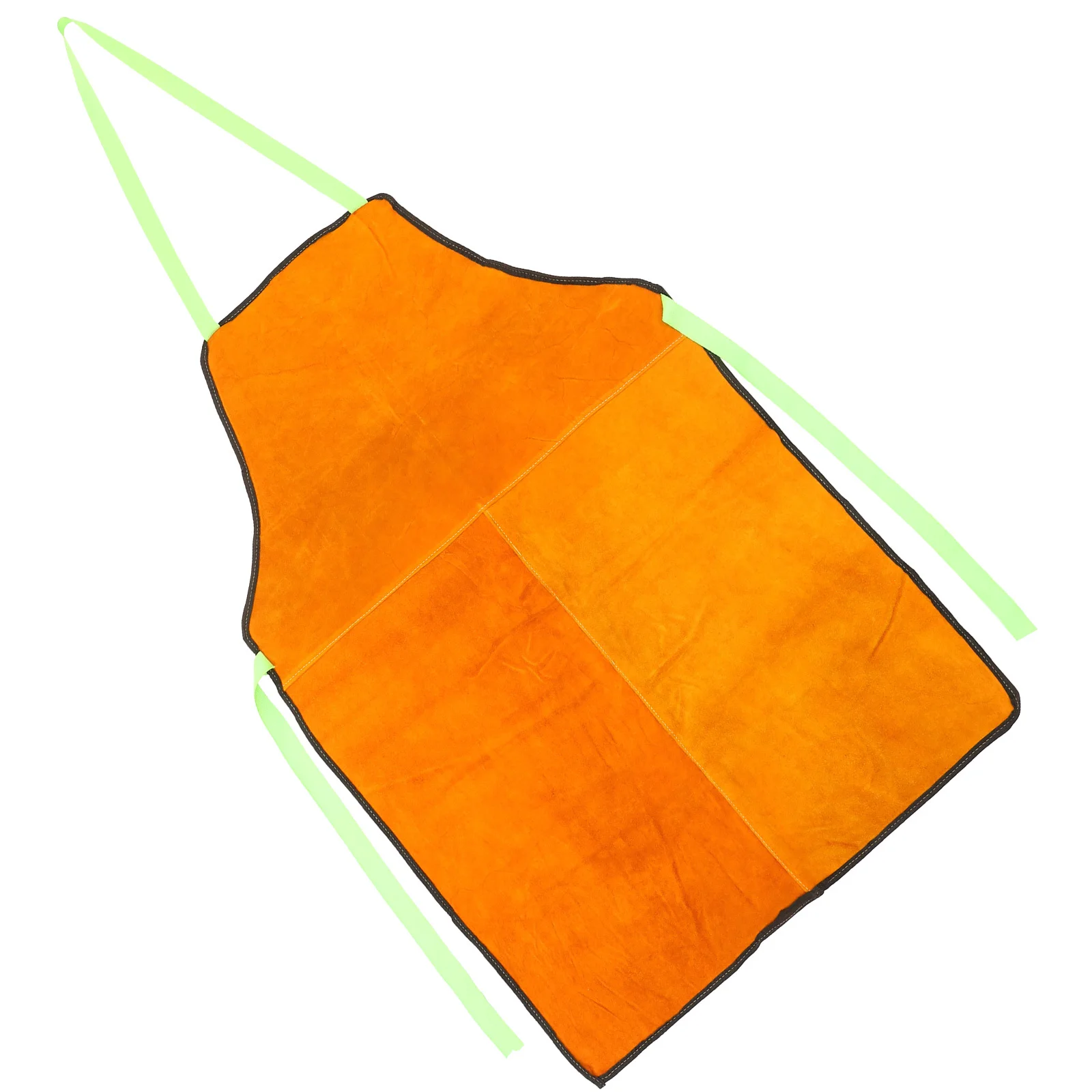 1 個電気溶接エプロン牛革肥厚耐熱作業服溶接工大工用保護溶接服