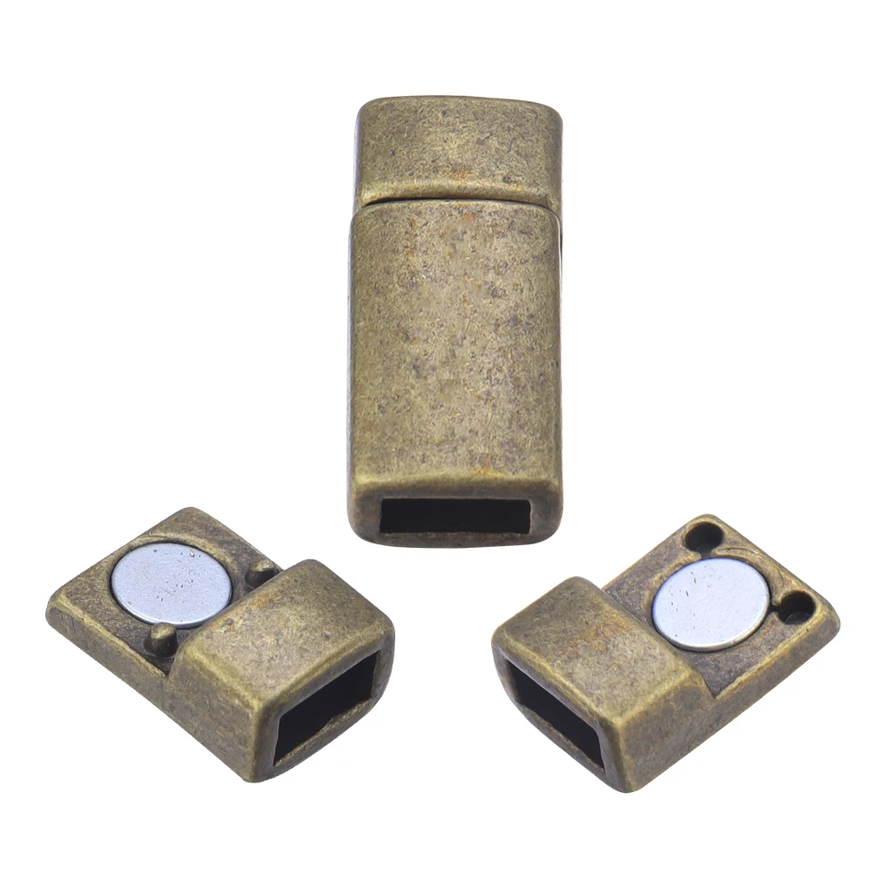 5-10pcs Alloy Flat Strong Magnetic Clasp for DIY
