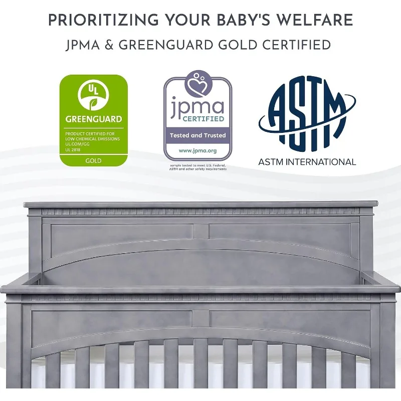 Santa Fe-CPull convertible 5 en 1, gris tempête