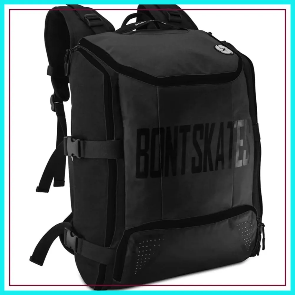 

Multi Sport Skate Backpack Travel Bag - Inline Ice Quad Speed Skating