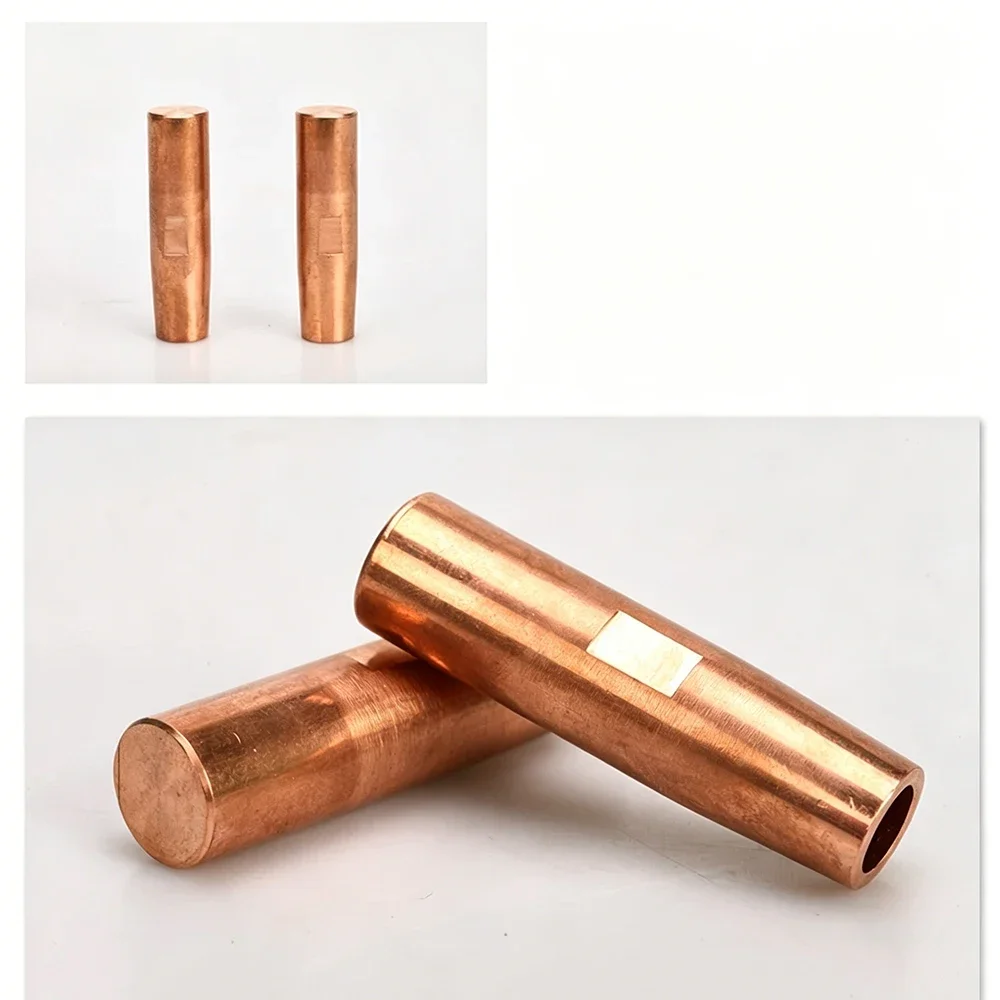 10Pcs Resistance Spot Welding Electrode Tip 13x45 13x50 20x60mm High Hardness Copper Electrode Head for Pneumatic Spot Welder