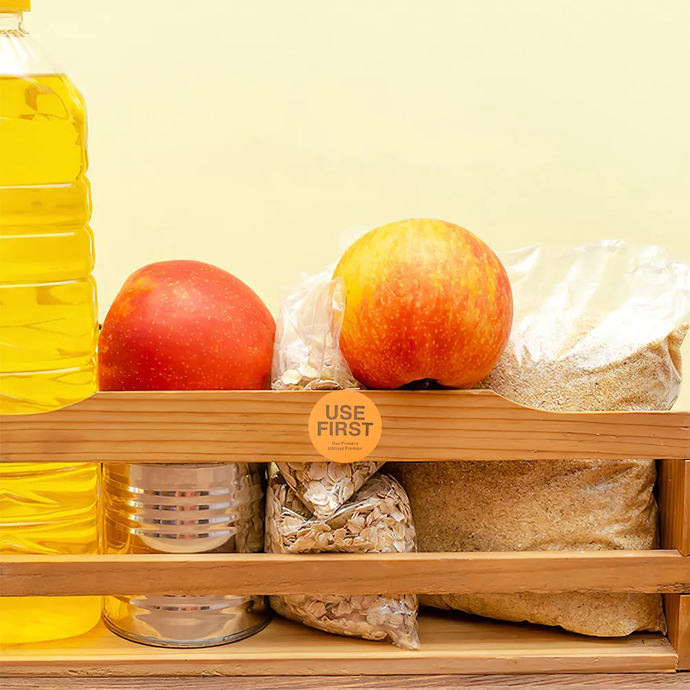 

4 рулона этикеток для пищевых продуктов: наклейки для ресторанов, кухонь, хранения, организации, контроля запасов, для дома и бара