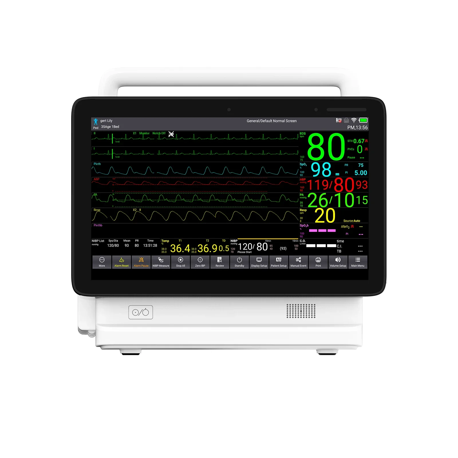 

Модульный дисплей CONTEC TS13 HD для больницы, новый дизайн