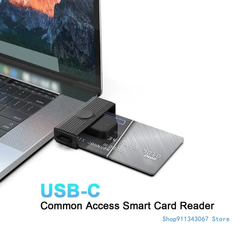 

Type C CAC Reader DOD USB C Common Access CAC Card Reader USB Foldable Type C Card Reader CAC Reader for PC Drop shipping