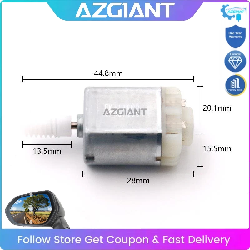

AZGIANT for 2005-2010 Toyota Yaris Vitz Car Side Rearview Mirror Adjust Actuator Repair Inner Motor Original Parts Replace DIY