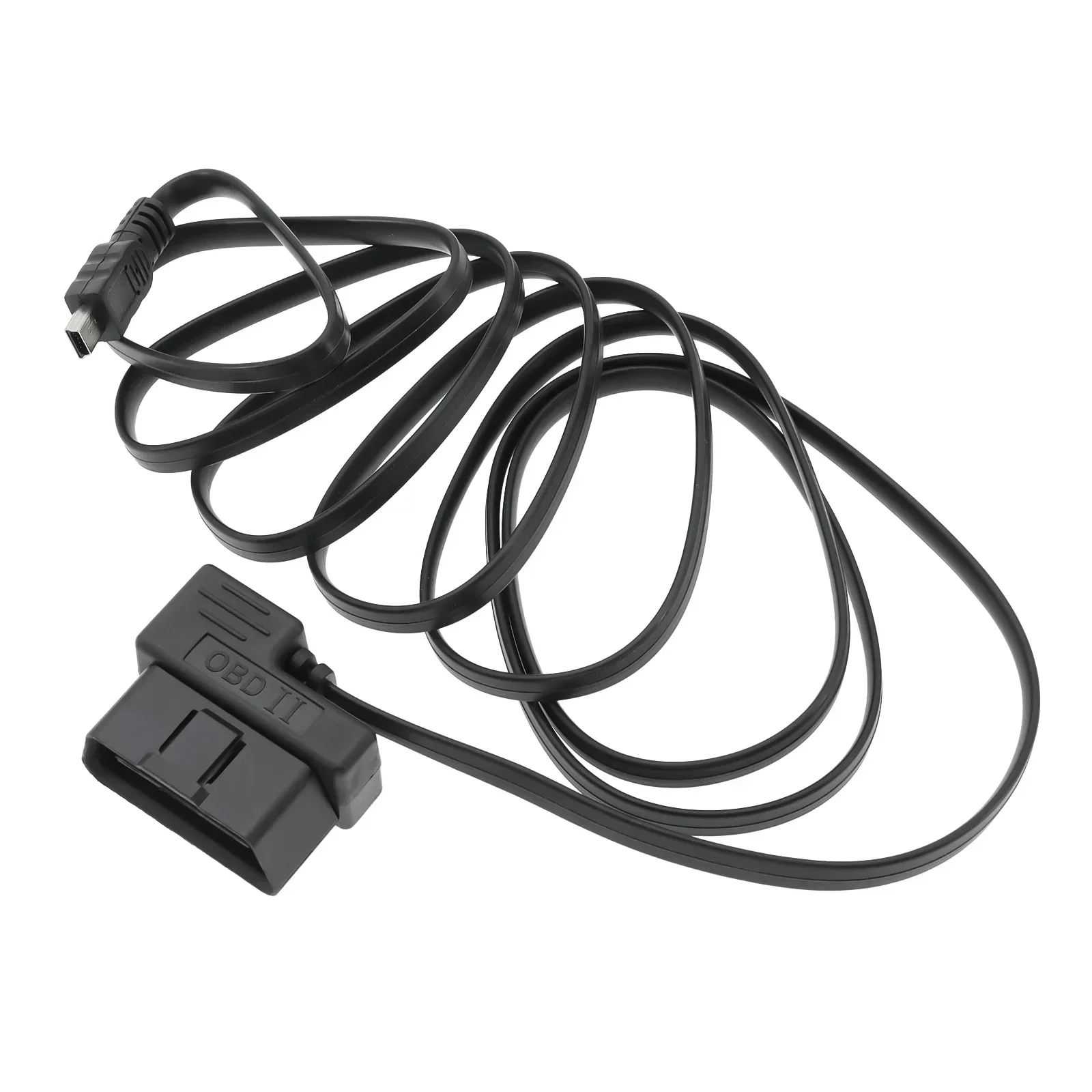 سيارة obd تمديد شاحن كابل الطاقة 16 دبوس obd obd2 obdii تشخيص موصل ل رئيس يصل عرض A100S سيارة HUD محول 1.7 متر