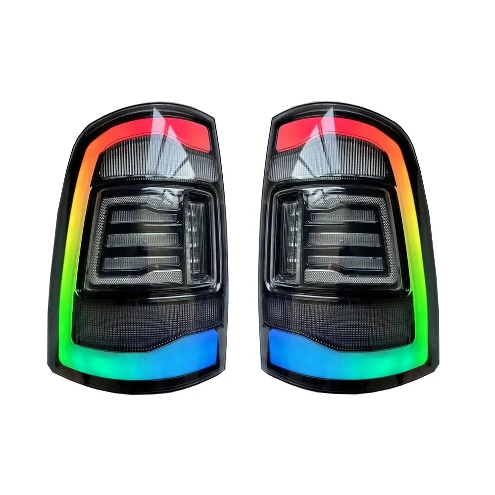 

2009-2018 led tail lamp for Dodge Ram1500 2013-2018 Ram2500 RGB LED Tail Lights DRL Signal Brake Reverse Auto Accessories-New