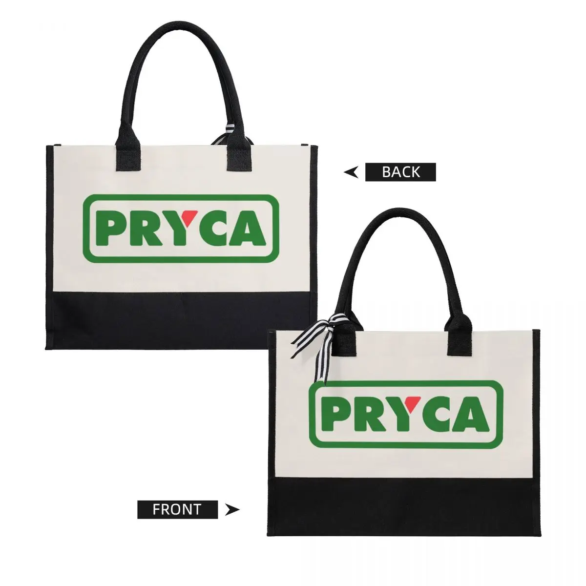 Pryca Logo Canvas Boodschappentas Bruiloft Decoratie Reis Trouwtas Beste Huwelijkscadeau