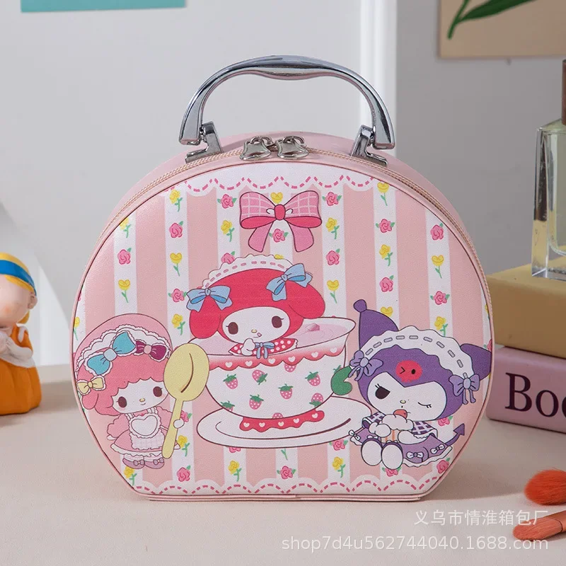 حقيبة صغيرة جديدة كارتون كورومي Kawaii حقيبة مستحضرات تجميل كرتونية مقاومة للماء حقيبة مستحضرات تجميل محمولة حقيبة تخزين لطيفة
