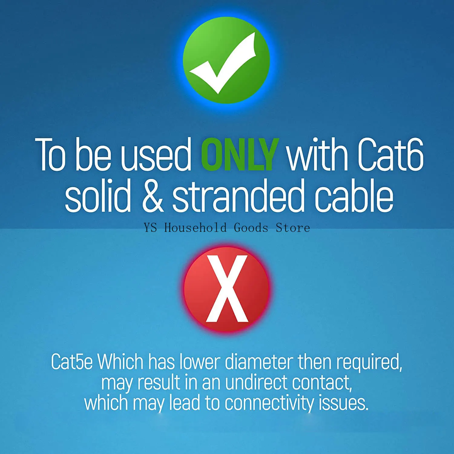 50PCS RJ45 Cat6 Pass Through Connectors, Assorted Colors EZ to Crimp Modular Plug for Solid Or Stranded UTP Network Cable