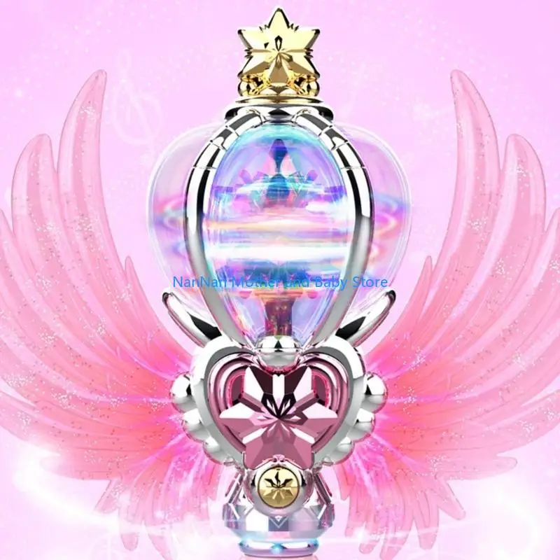 Gift Light Up Up Snowflake Wand Magical rotativo brinquedo para meninos para crianças meninos