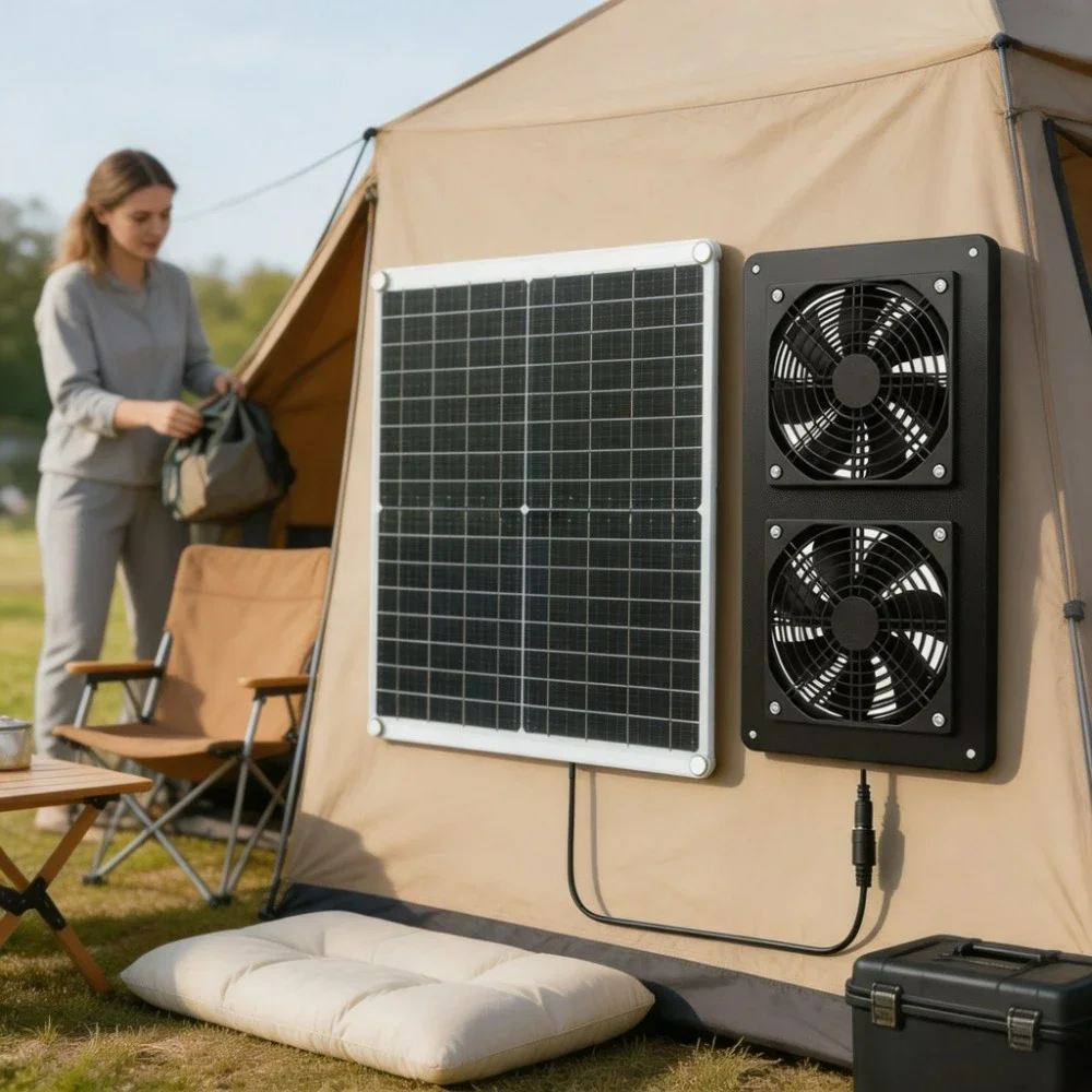 rv-outdoor-ip65-waterproof-dual-exhaust-vent-fan-with-20w-30w-monocrystalline-solar-panel-greenhouse-chicken-coop-pet-house