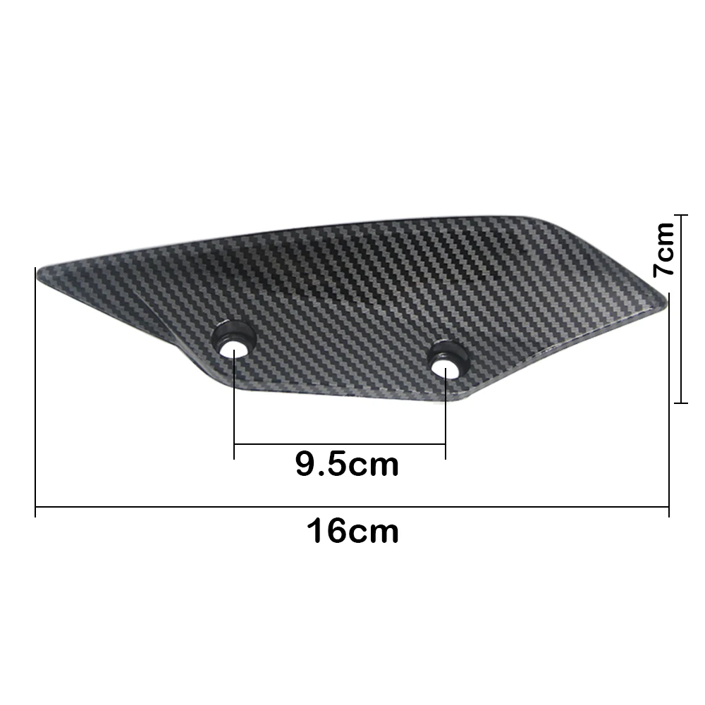 For BMW S1000RR/09-18 Motorcycle Parts Side Down Naked Spoiler Fixed Airfoil Fairing Tail Fin Tail Fin Deflector Plate