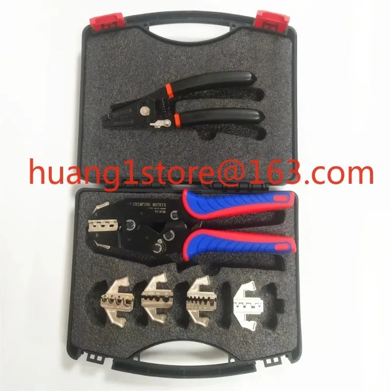 Solar crimping tool VK-2546B crimping pliers with 5 quick-change molds, with wire stripping pliers VX-9CQK
