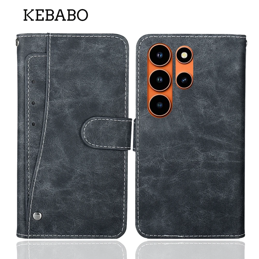 Leather Wallet Ulefone Note 22 Case 5'' Fashion Luxury Protective Customize Cover Phone Card Wallet Card Book Style