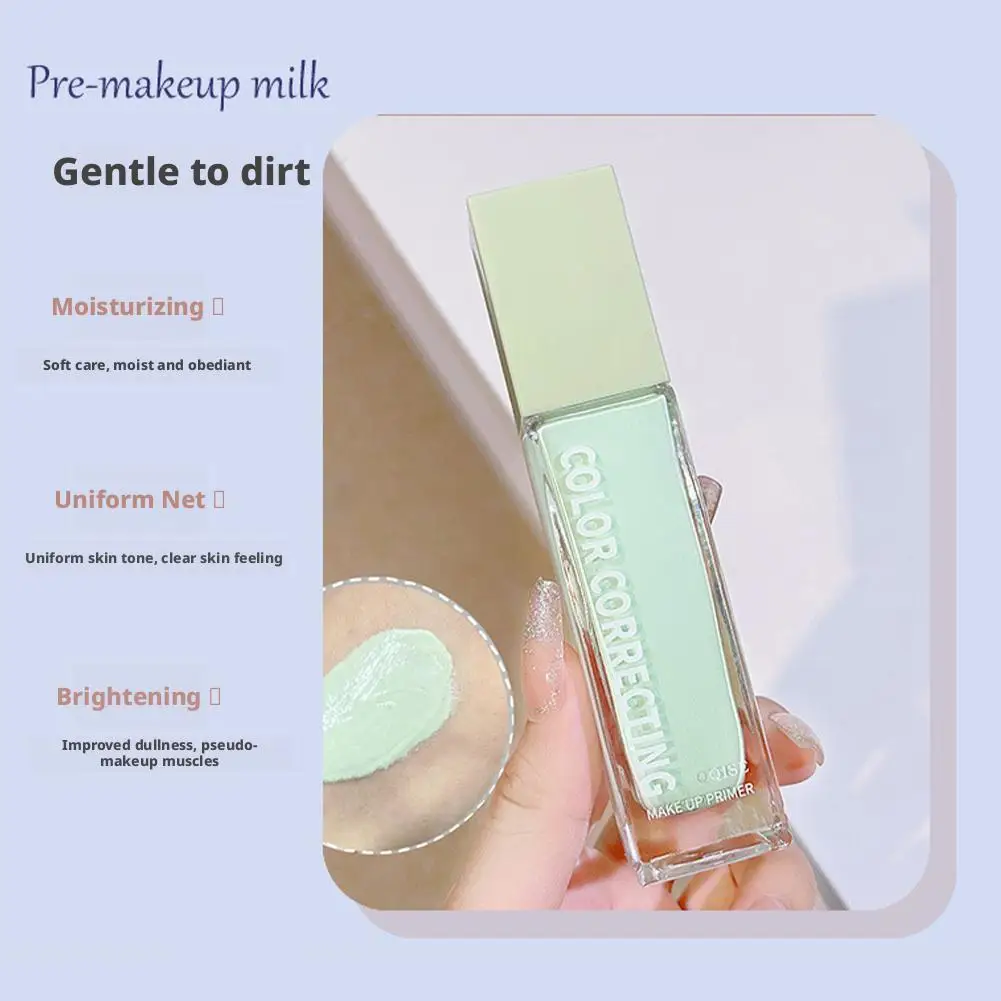 Brightening Makeup Primer Isolation Moisturizing Waterproof Base Concealer Pores Sun Screen Liquid Foundation Facial Makeup