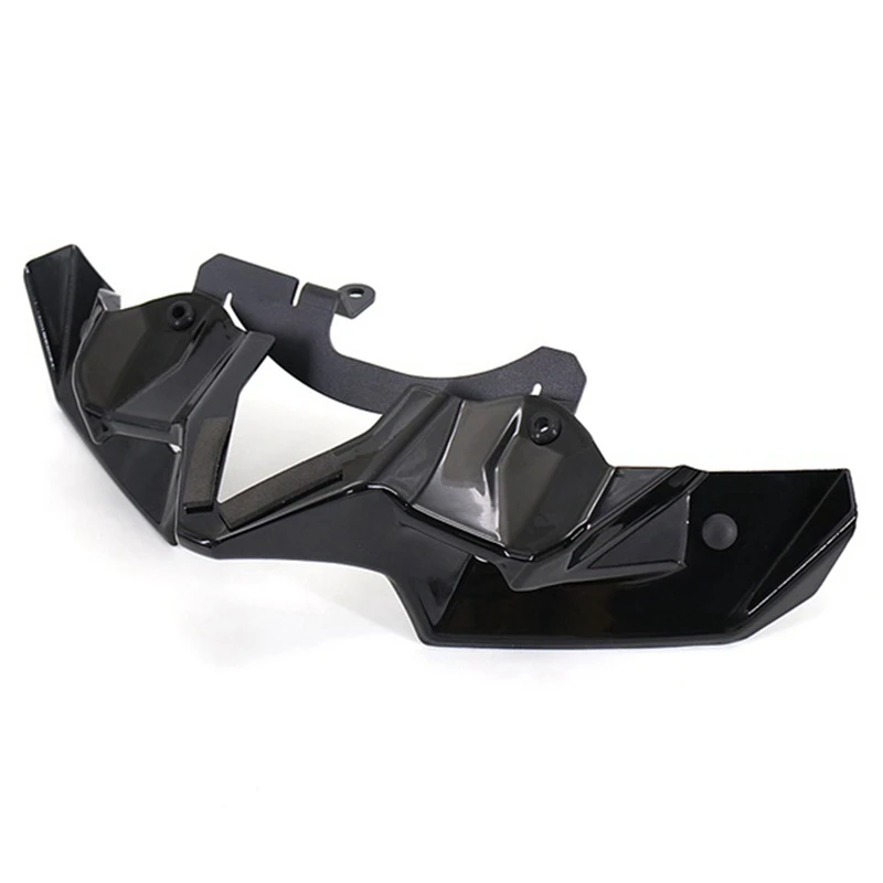 Motorcycle Naked Front Spoiler Winglet Aerodynamic Wing Kit Spoiler Parts For Kawasaki Z900 2020 2021 2022(Bright Black) image 6