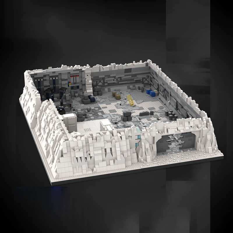 Exquisite Neue Produkt MOC Bausteine Planet Szene Modell Kämpfer Basis Technologie Modulare kinder Spielzeug Geschenk DIY AssemblySet