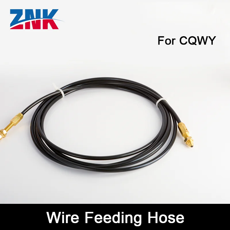 ZNK CQWY Qilin HR Soldadura láser de mano Tubo de alimentación de alambre de grafeno de aluminio con resorte Cable de aluminio de 2,0 mm