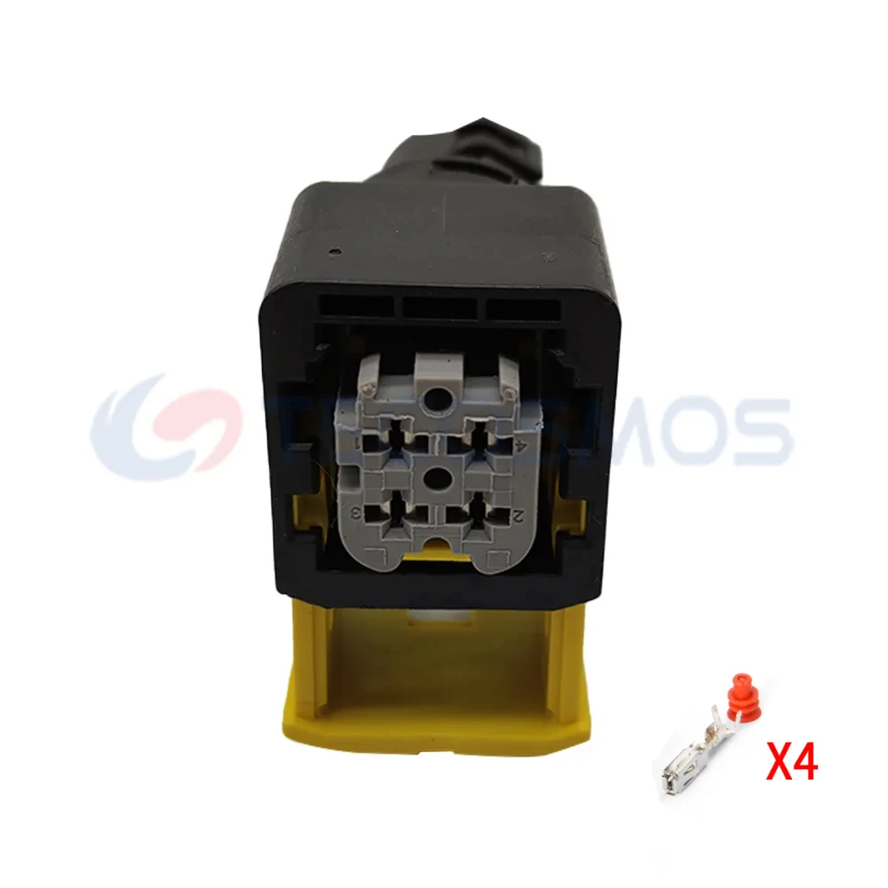 

4-контактный автоматический разъем датчика кислорода и азота, вилка насоса мочевины 1-1418390-1 2-1418390-1 3-1418390-1 4-1418390-1 для CUMMINS Auman