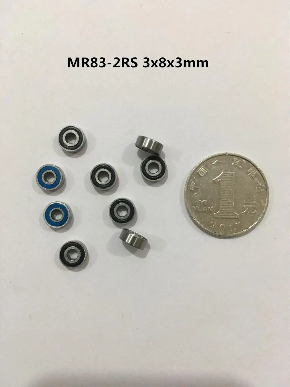 10pcs Mini Bearing MR83-2RS 3x8x3mm 3*8*3mm Rubber Bearing Ball Bearing