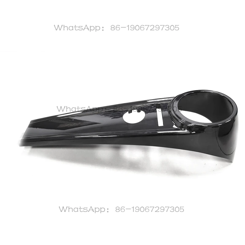 Gloss Black Dash Parts Fuel Console Gas Tank Cover Trim for  Road King 2008-Up