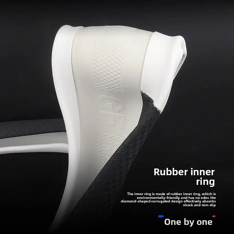 غطاء عجلة القيادة من جلد نابا رفيع للغاية بدون خياطة ومضاد للانزلاق عالمي لجميع المواسم مناسب لـ Weima EX5 E5 W6