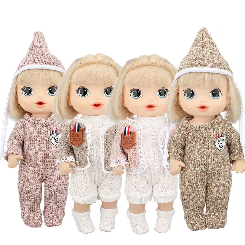 2022 Doll Clothes Sweater suit  Wear For 12 Inch 30 cm Baby Alive Doll Clothes And Accessories