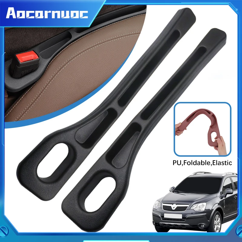 

For Opel Vauxhall Corsa Mokka Astra Vectra Car Seat Gap Plug Strip Side Seam Car Gap Filler Leak Proof Seat Gap Storage